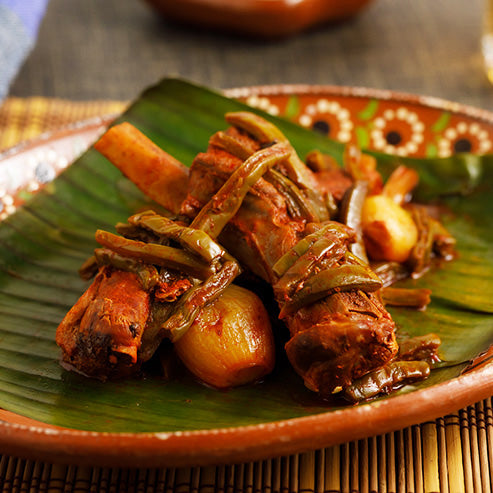 Mixiote de Costilla de Cerdo